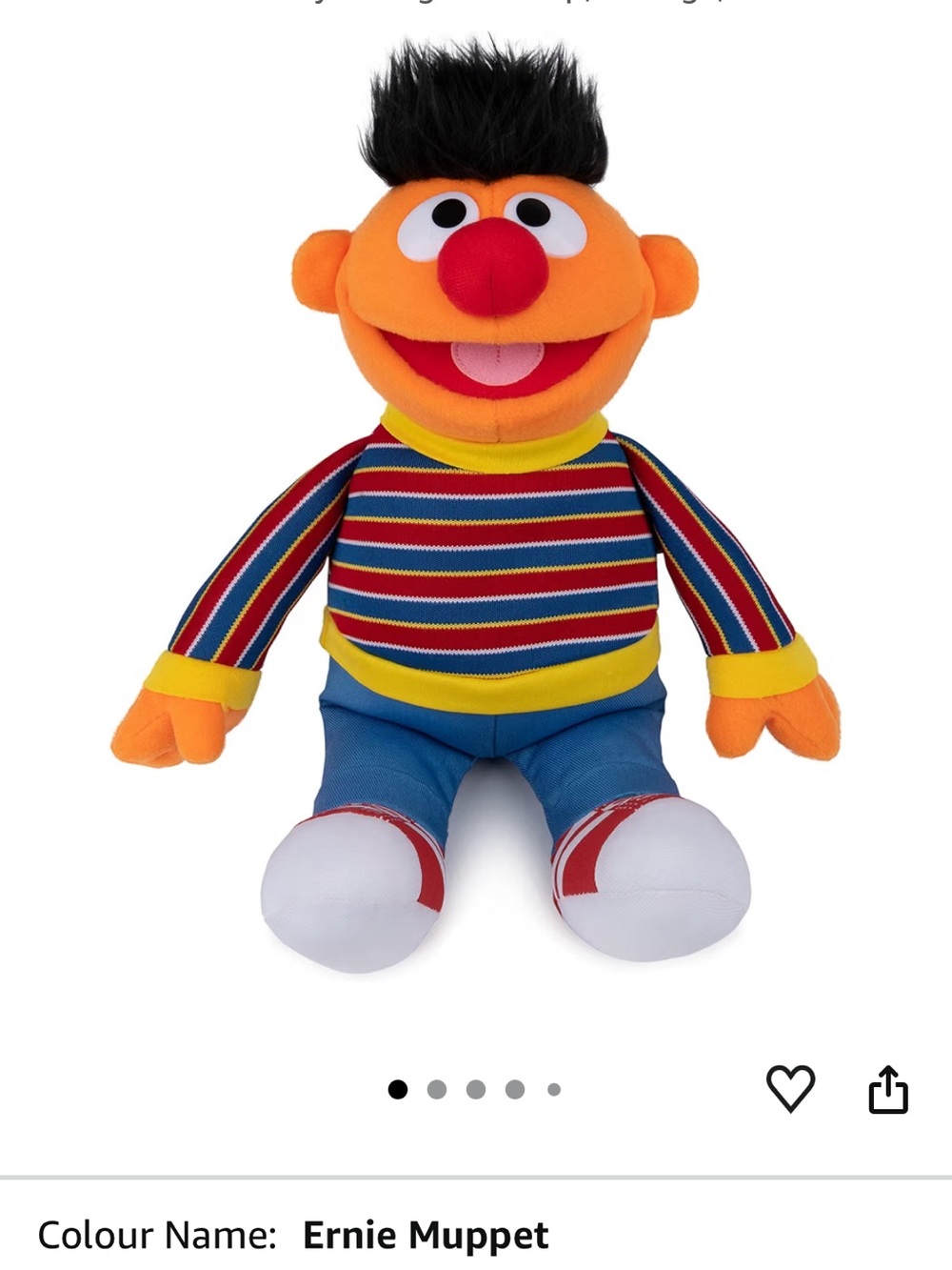 Gund Ernie plush 12 inch